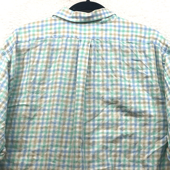 Vineyard Vines Shirt Mens XXL Check Slim Fit Tucker Button Down Preppy Golf - Picture 6 of 11